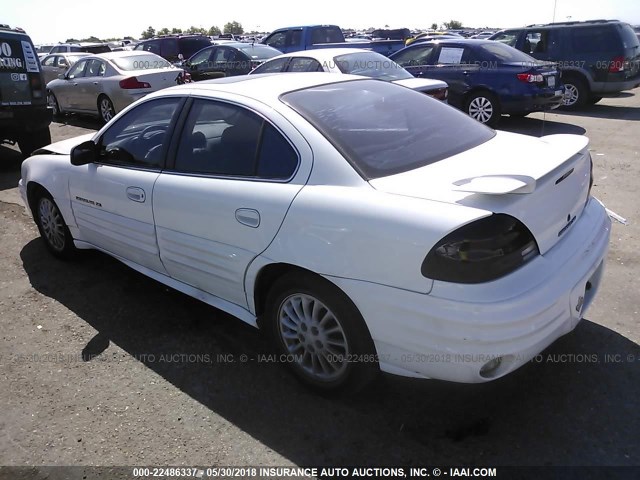 1G2NF52T2YM883987 - 2000 PONTIAC GRAND AM SE1 WHITE photo 3