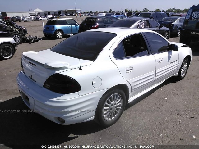 1G2NF52T2YM883987 - 2000 PONTIAC GRAND AM SE1 WHITE photo 4