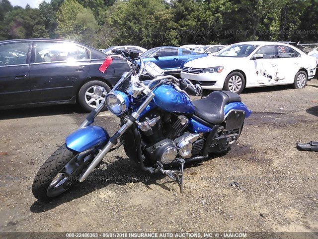 JYAVP33E1BA001080 - 2011 YAMAHA XVS1300 CU BLUE photo 2