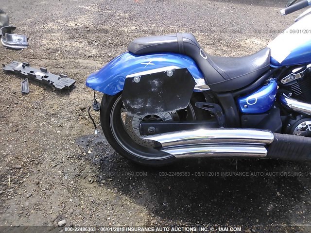 JYAVP33E1BA001080 - 2011 YAMAHA XVS1300 CU BLUE photo 6