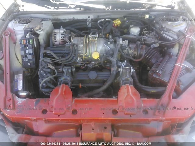 1G2WR5213YF318890 - 2000 PONTIAC GRAND PRIX GTP ვერცხლისფერი ფოტო 10