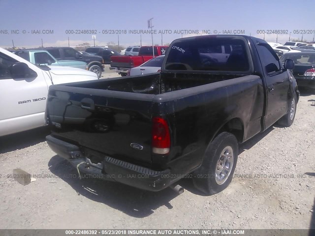 2FTRF17234CA84722 - 2004 FORD F-150 HERITAGE CLASSIC BLACK photo 4