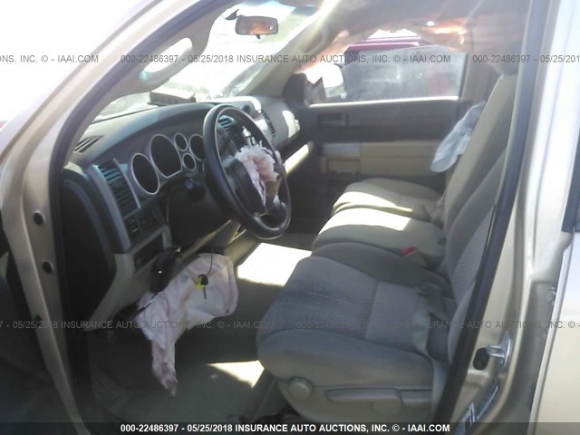 5TFRM5F14AX004098 - 2010 TOYOTA TUNDRA DOUBLE CAB SR5 GOLD photo 5