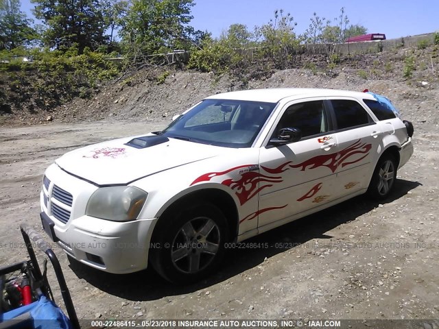 2D4FV47V07H816557 - 2007 DODGE MAGNUM SXT WHITE photo 2