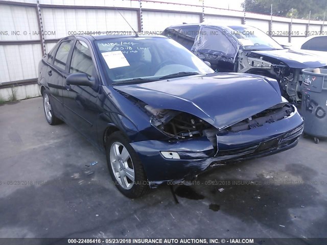 1FAFP38393W262306 - 2003 FORD FOCUS ZTS BLUE photo 1