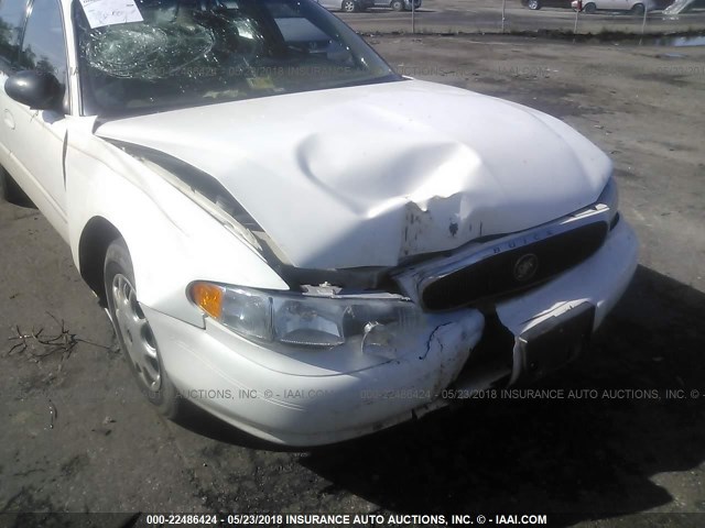 2G4WS52J731299305 - 2003 BUICK CENTURY CUSTOM WHITE photo 6