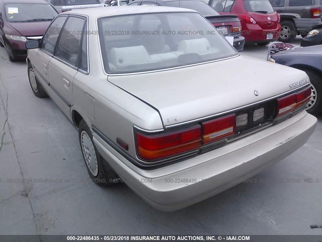 JT2SV21E9M3449707 - 1991 TOYOTA CAMRY DLX GOLD photo 3