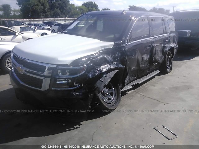 1GNLCDEC3HR373059 - 2017 CHEVROLET TAHOE POLICE BLACK photo 2