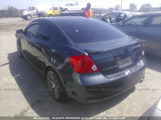 JTKDE177X60099813 - 2006 TOYOTA SCION TC 灰色 照片 3