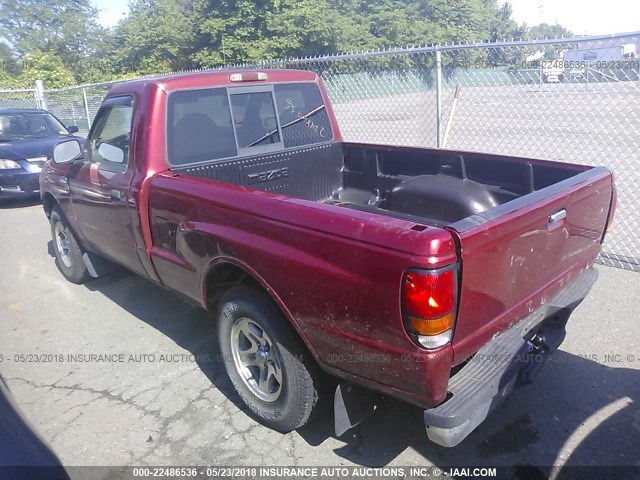 4F4YR12C4XTM21645 - 1999 MAZDA B2500 RED photo 3