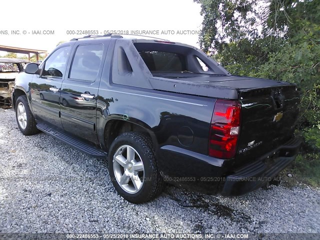 3GNMCEE04CG146889 - 2012 CHEVROLET AVALANCHE LS BLACK photo 3