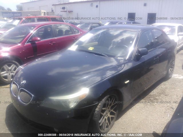 WBANB33515B114834 - 2005 BMW 545 I BLACK photo 6