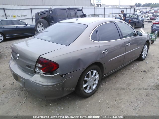 2G4WE587361287918 - 2006 BUICK LACROSSE CXS BEIGE photo 4