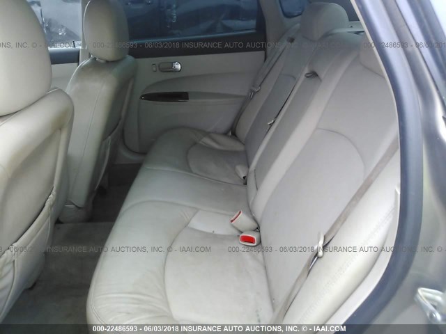 2G4WE587361287918 - 2006 BUICK LACROSSE CXS BEIGE photo 8