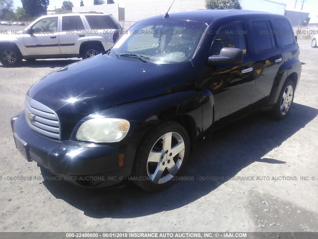 3GNDA13D97S514989 - 2007 CHEVROLET HHR LS შავი ფოტო 2