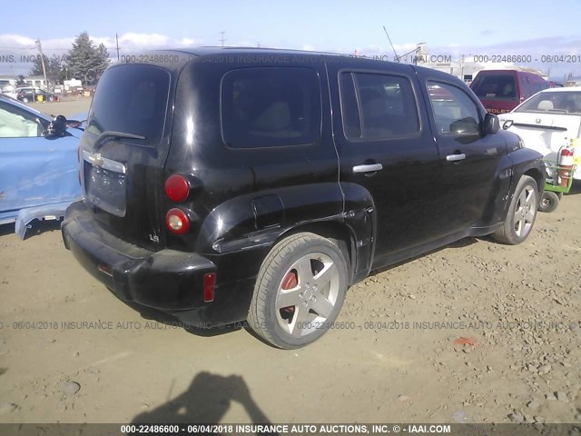 3GNDA13D97S514989 - 2007 CHEVROLET HHR LS შავი ფოტო 4