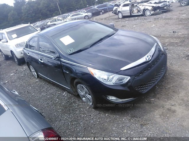 KMHEC4A46FA138291 - 2015 HYUNDAI SONATA HYBRID/LIMITED BLACK photo 1