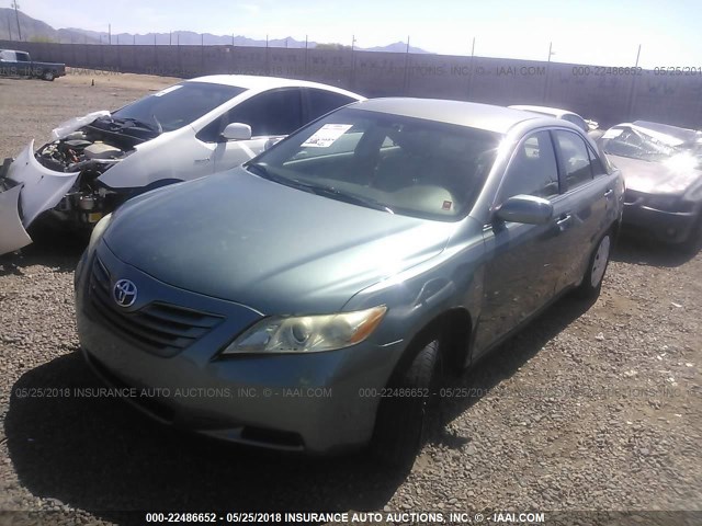 JTNBE46K673081729 - 2007 TOYOTA CAMRY NEW GENERAT CE/LE/XLE/SE GREEN photo 2