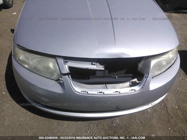 1G8AG52F95Z123856 - 2005 SATURN ION LEVEL 1 SILVER photo 6