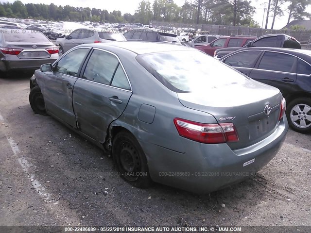 JTNBE46K573108810 - 2007 TOYOTA CAMRY NEW GENERAT CE/LE/XLE/SE GREEN photo 3