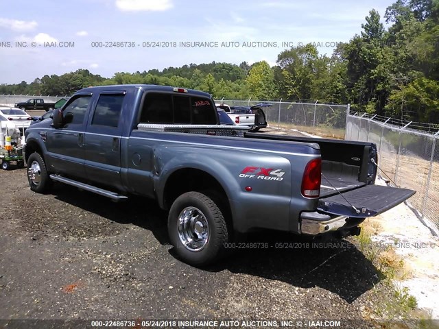 1FTWW33PX5EC35583 - 2005 FORD F350 SUPER DUTY GRAY photo 3