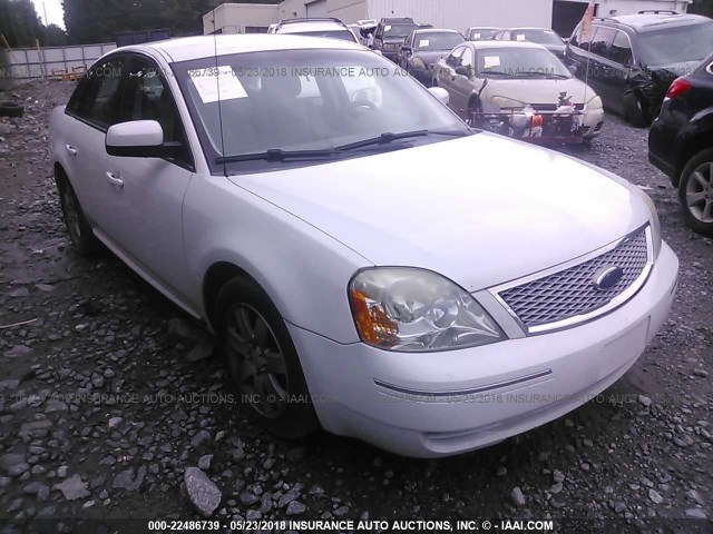 1FAHP24167G147573 - 2007 FORD FIVE HUNDRED SEL WHITE photo 1