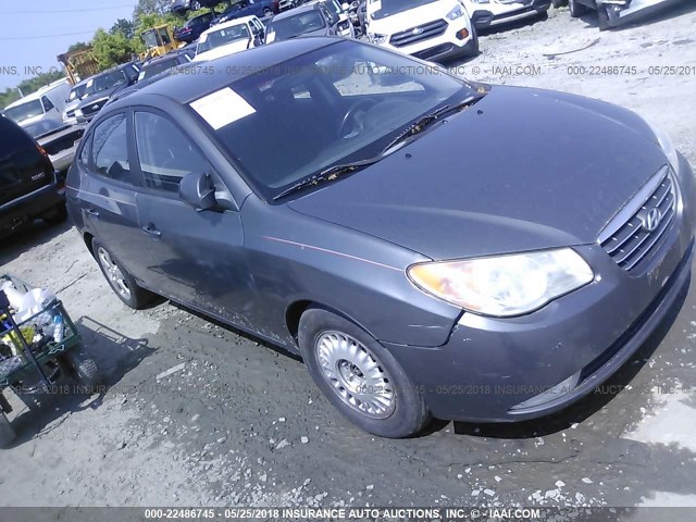 KMHDU46D47U264862 - 2007 HYUNDAI ELANTRA GLS/SE/LIMITED GRAY photo 1