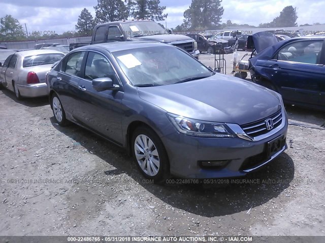 1HGCR2F89FA252832 - 2015 HONDA ACCORD EXL GRAY photo 1