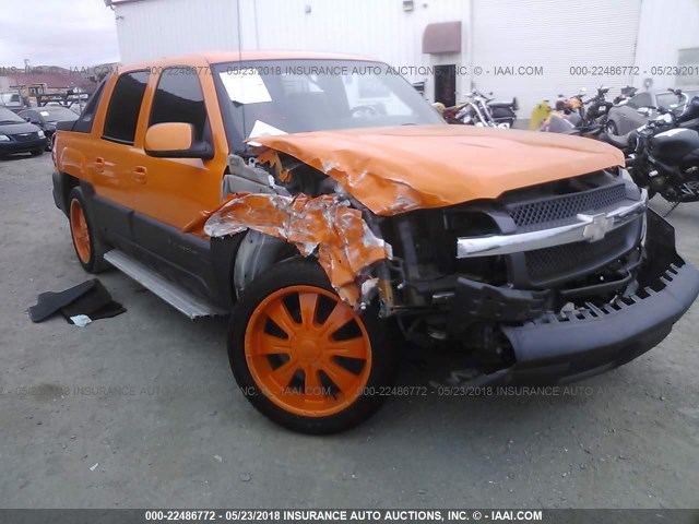 3GNEC13T02G270571 - 2002 CHEVROLET AVALANCHE C1500 ORANGE photo 6