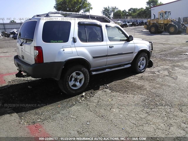 5N1ED28Y34C629364 - 2004 NISSAN XTERRA XE/SE SILVER photo 4