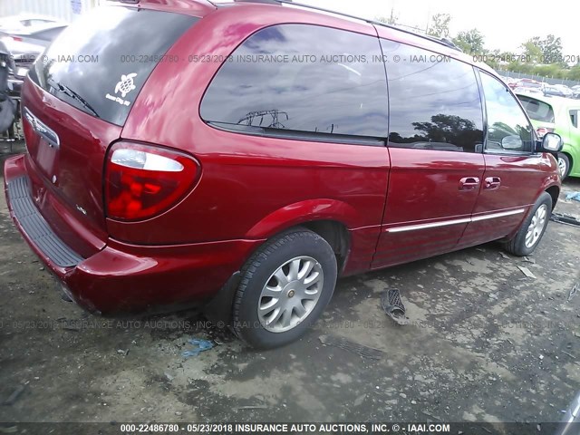 2C8GP54L32R568441 - 2002 CHRYSLER TOWN & COUNTRY LXI RED photo 4