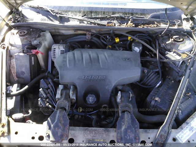 2G4WB52K331194057 - 2003 BUICK REGAL LS 棕色 照片 10