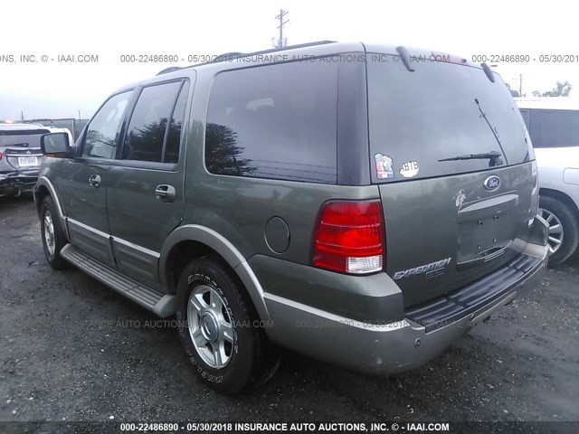 1FMFU18L94LA93734 - 2004 FORD EXPEDITION EDDIE BAUER GREEN photo 3