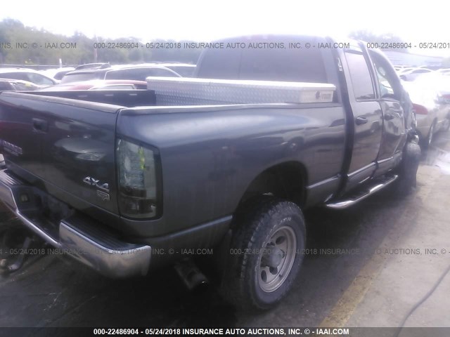 3D3KU28603G757523 - 2003 DODGE RAM 2500 ST/SLT GRAY photo 4