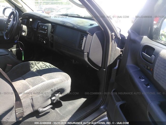 1B4HS48NX2F186051 - 2002 DODGE DURANGO SLT GRAY photo 5