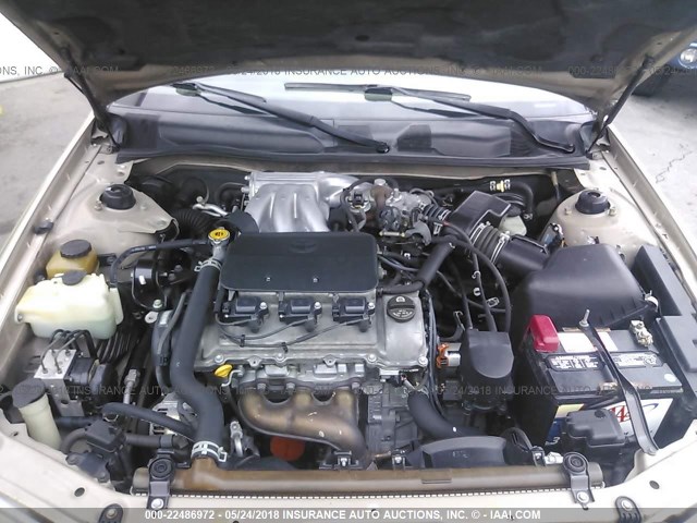 4T1BF28K21U121353 - 2001 TOYOTA CAMRY LE/XLE Kahverengi fotoğraf 10