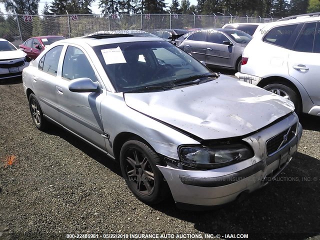 YV1RS58D112044871 - 2001 VOLVO S60 2.4T SILVER photo 1