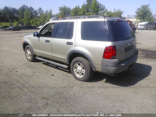 1FMZU62K33ZB48720 - 2003 FORD EXPLORER XLS/XLS SPORT GOLD photo 3