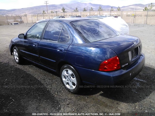 3N1CB51D45L542009 - 2005 NISSAN SENTRA 1.8/1.8S BLUE photo 3