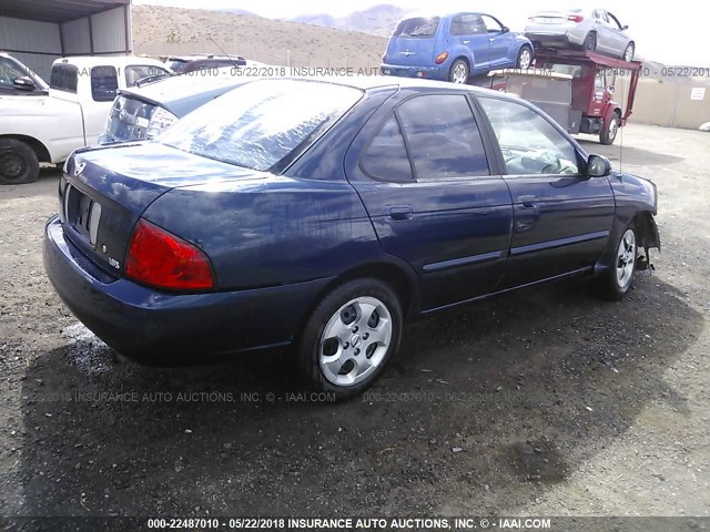 3N1CB51D45L542009 - 2005 NISSAN SENTRA 1.8/1.8S BLUE photo 4