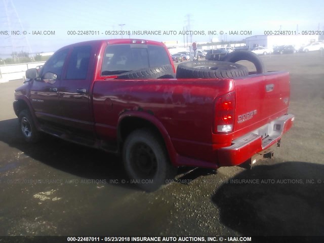 3D7KU28D13G794223 - 2003 DODGE RAM 2500 ST/SLT 红色 照片 3