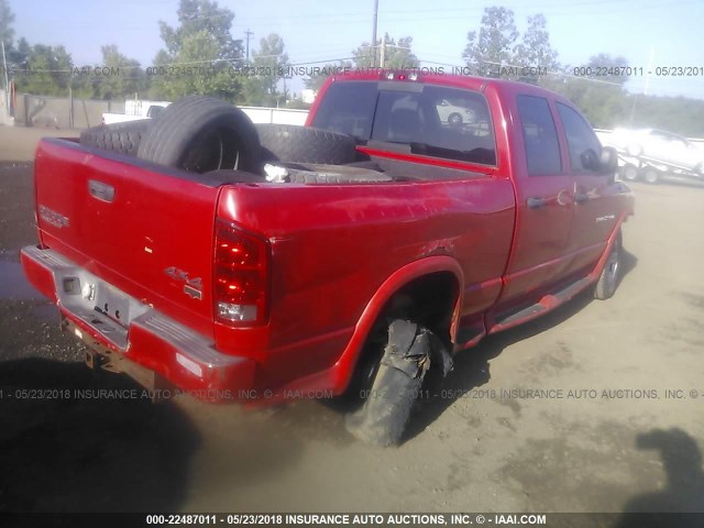 3D7KU28D13G794223 - 2003 DODGE RAM 2500 ST/SLT 红色 照片 4