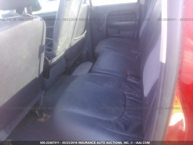 3D7KU28D13G794223 - 2003 DODGE RAM 2500 ST/SLT 红色 照片 8