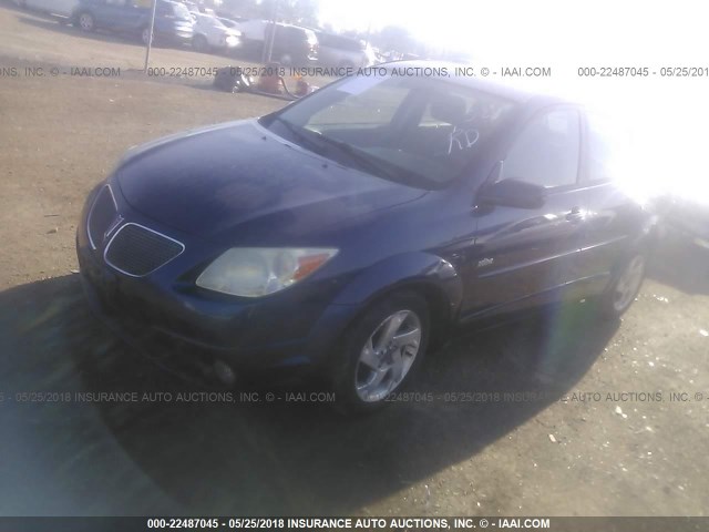 5Y2SL63855Z406718 - 2005 PONTIAC VIBE BLUE photo 2