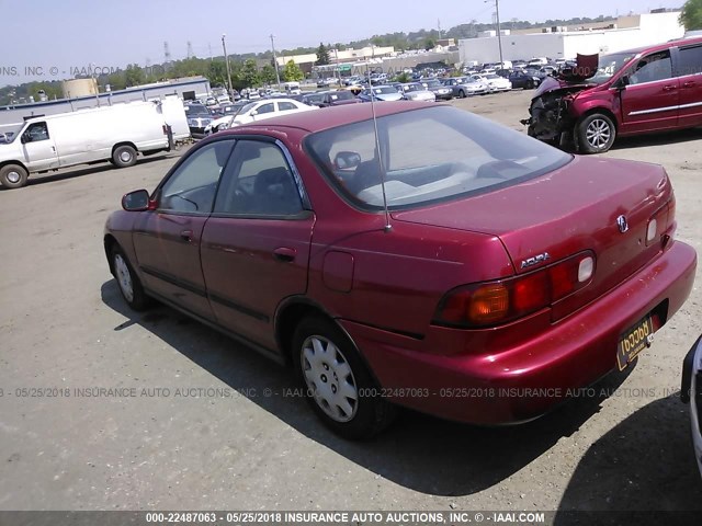 JH4DB7558RS010574 - 1994 ACURA INTEGRA LS RED photo 3