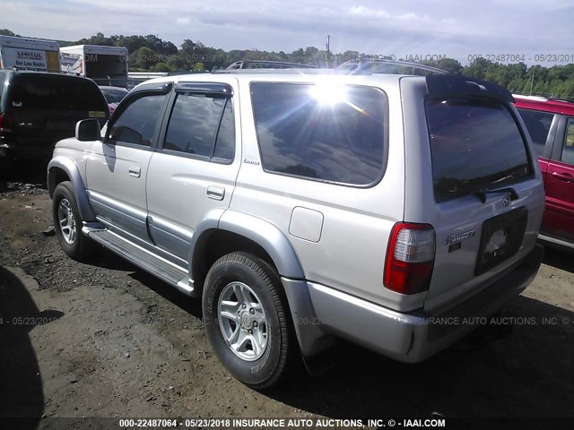 JT3HN87RXX0225886 - 1999 TOYOTA 4RUNNER LIMITED SILVER photo 3