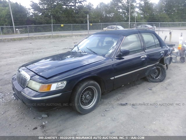 2MEFM74W8XX666068 - 1999 MERCURY GRAND MARQUIS GS BLUE photo 2