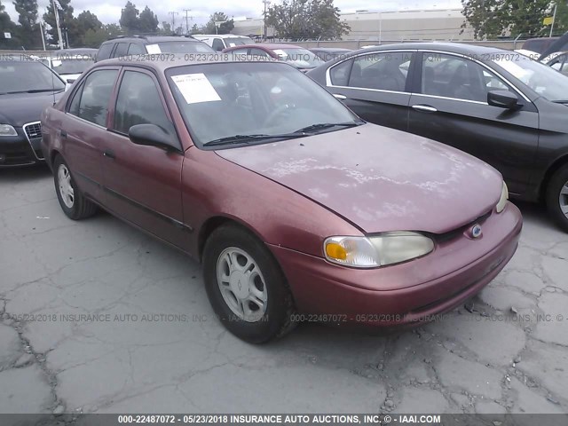 1Y1SK528XXZ435984 - 1999 CHEVROLET GEO PRIZM LSI RED photo 1