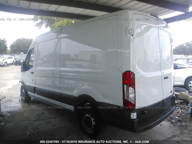 1FTYE2CM7GKA19786 - 2016 FORD TRANSIT T-150 WHITE photo 3