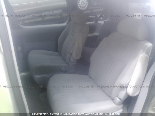 4T3ZF13C22U463337 - 2002 TOYOTA SIENNA LE/XLE SILVER photo 8